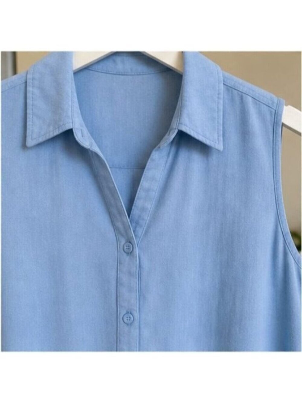 Blue Tunic Blouse - Picture 4 of 6